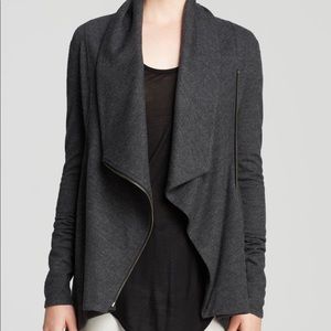 SOLD Helmut Lang “Sonar” Wool Shawl-Collar Jacket/Cardigan